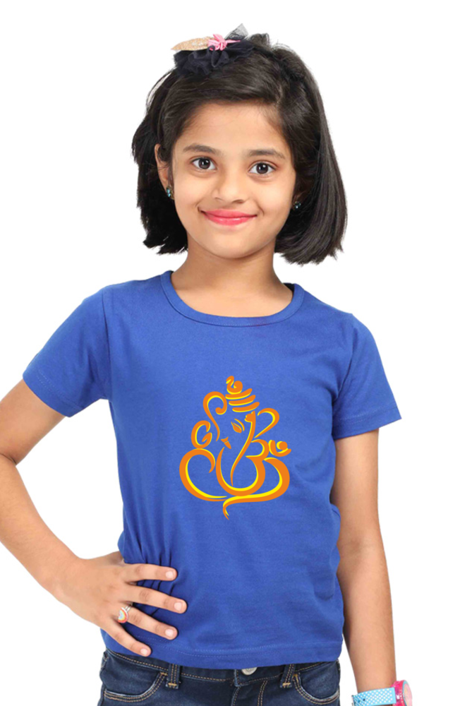 Lord Ganesha 2 – Girl’s round neck T Shirt