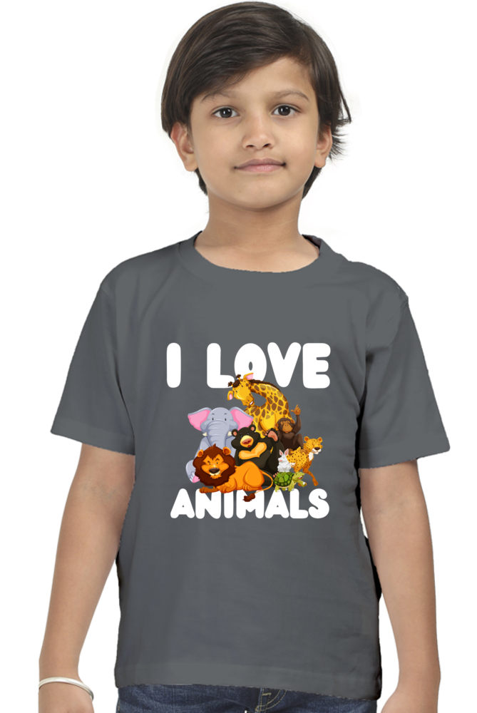I Love Animals T Shirt - Kids T Shirt