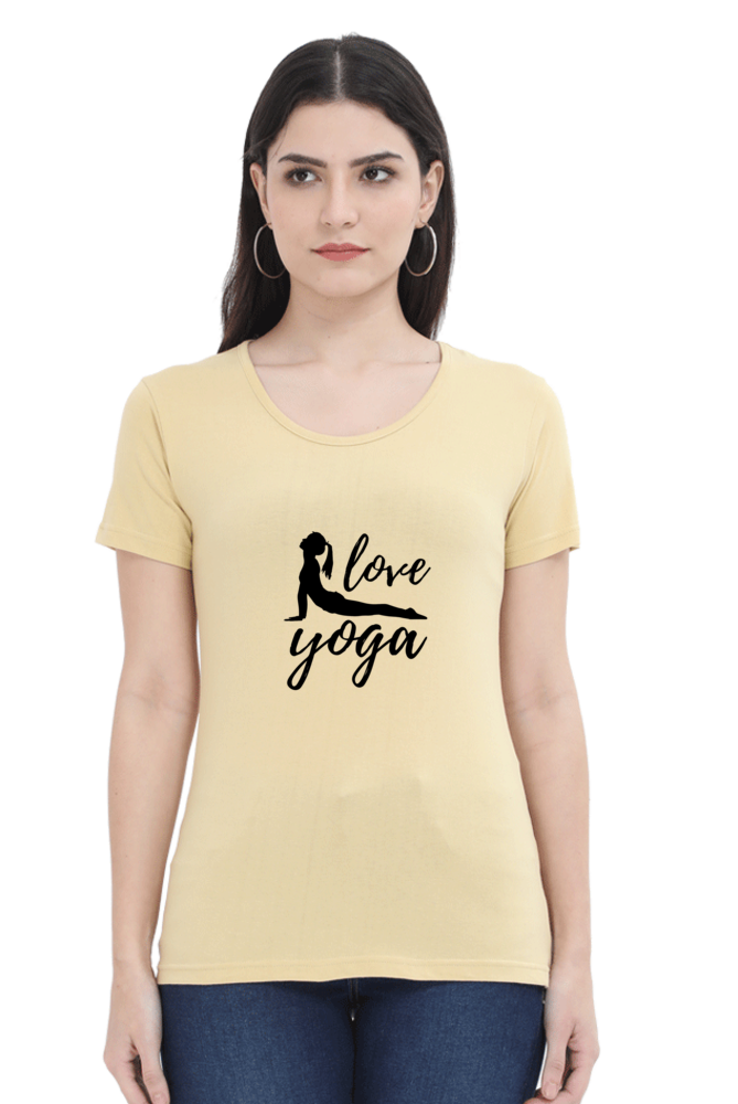 Women's Yoga T Shirt - Love Yoga