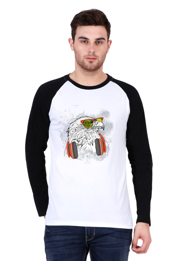 Men’s Raglan T-Shirt - I love Music - Eagle